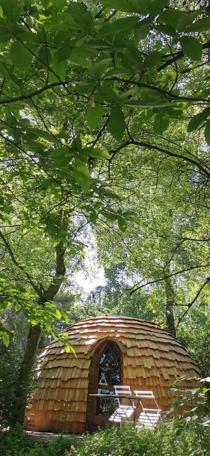 Camping De La Chagnee Saint-Aubin-le-Cloud Bagian luar foto